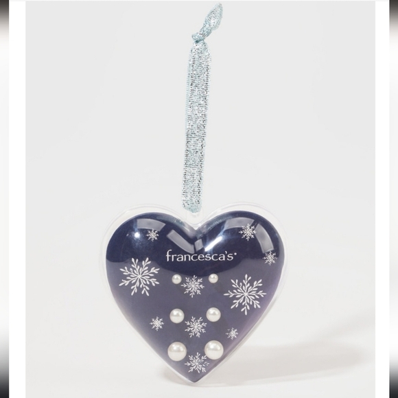 Francesca's Collections Jewelry - Francescas 3 pair Heart Shaped Ornament Gift Set